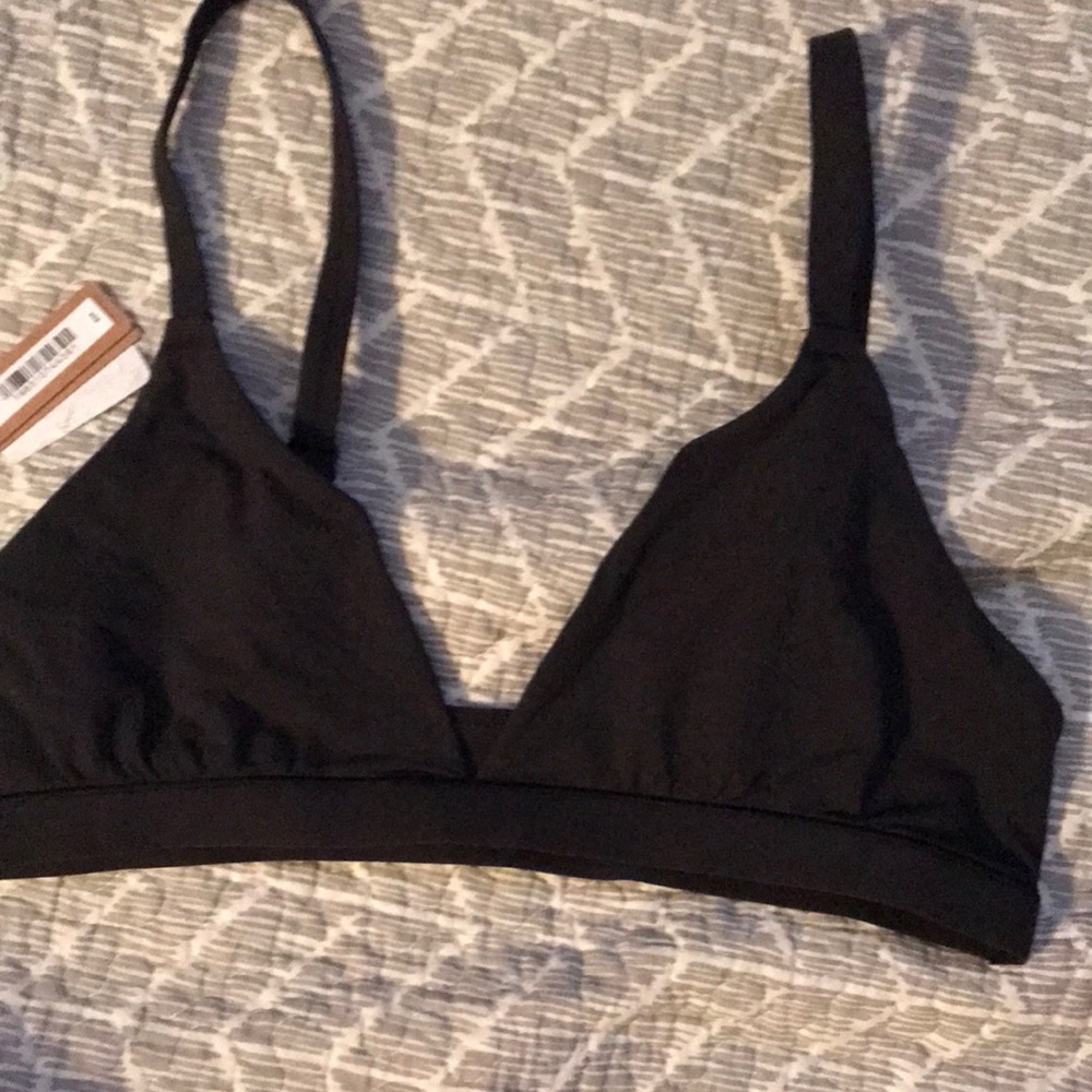 Women’s Black Triangle Bralette - Skims